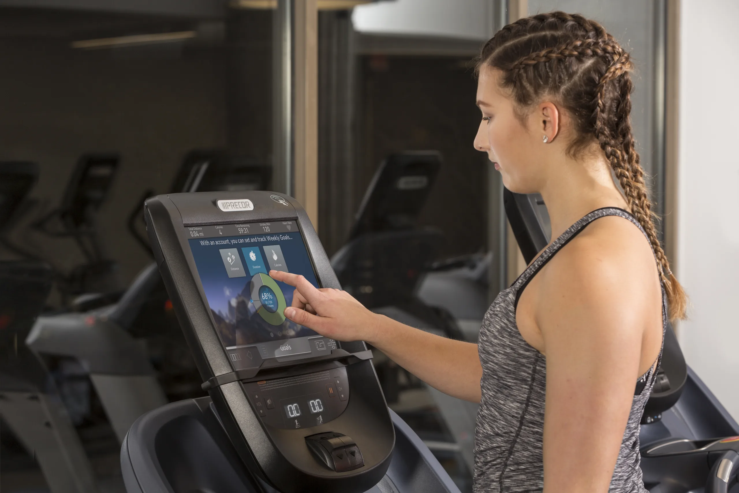 беговая дорожка precor trm 885